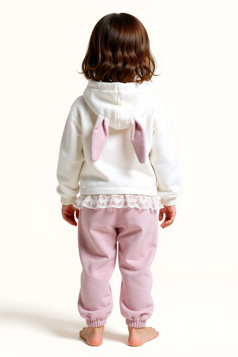 Kız Çocuk Eşofman Takım 6-36 Ay 7019 Pembe - 1