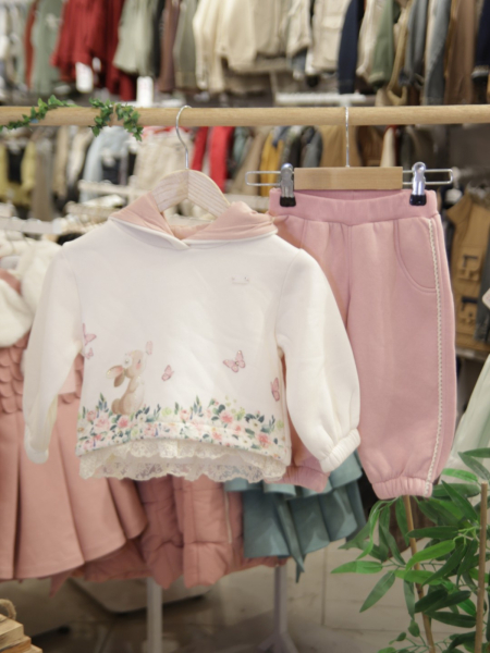 Kız Çocuk Eşofman Takım 6-36 Ay 7019 Pembe - 3