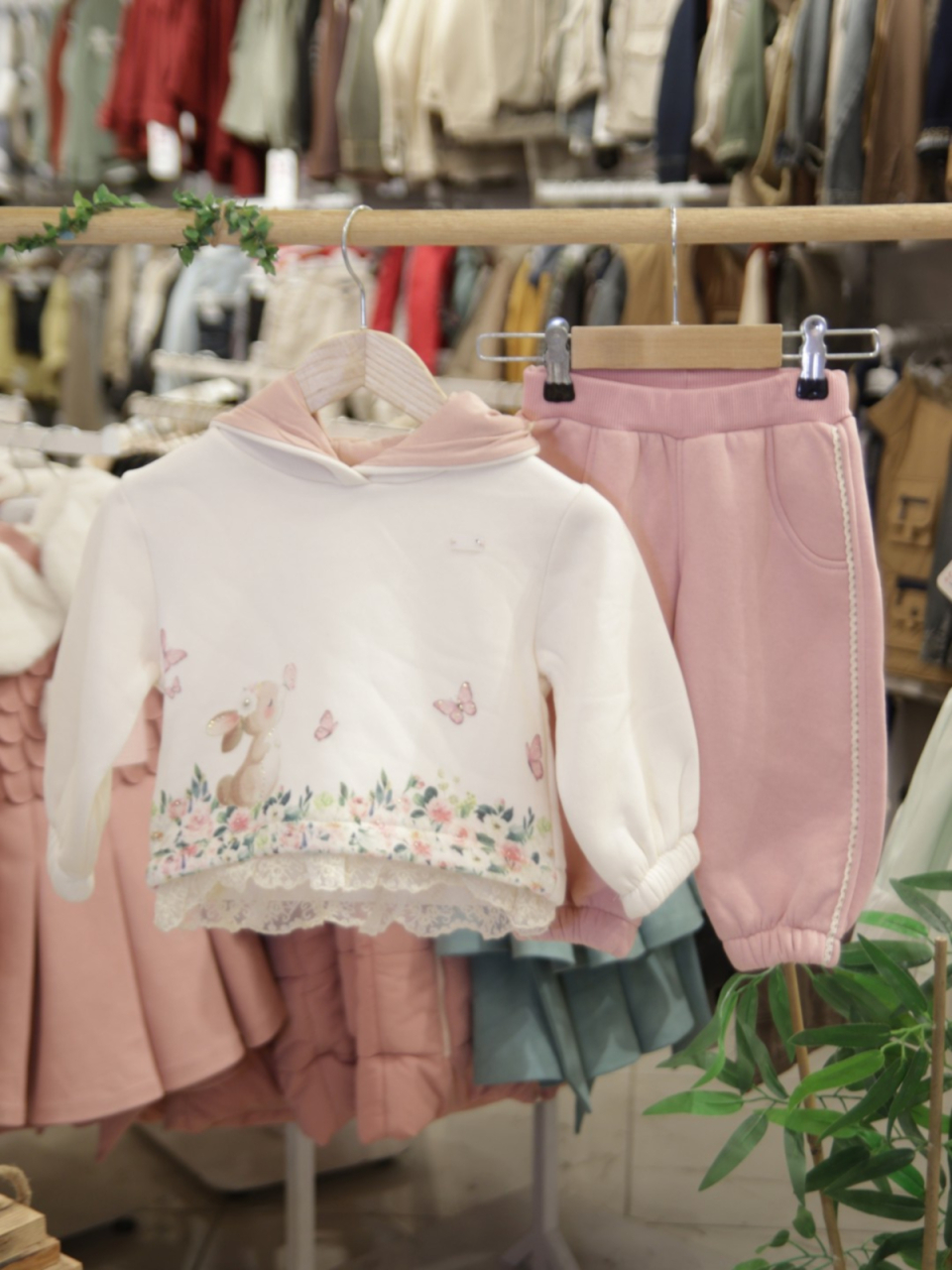 Kız Çocuk Eşofman Takım 6-36 Ay 7019 Pembe - 3