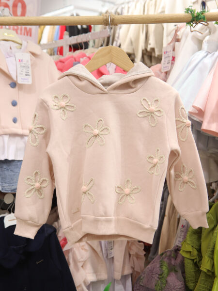 Kız Çocuk Eşofman Takım 4-8 Yaş 7223 Pembe - 9