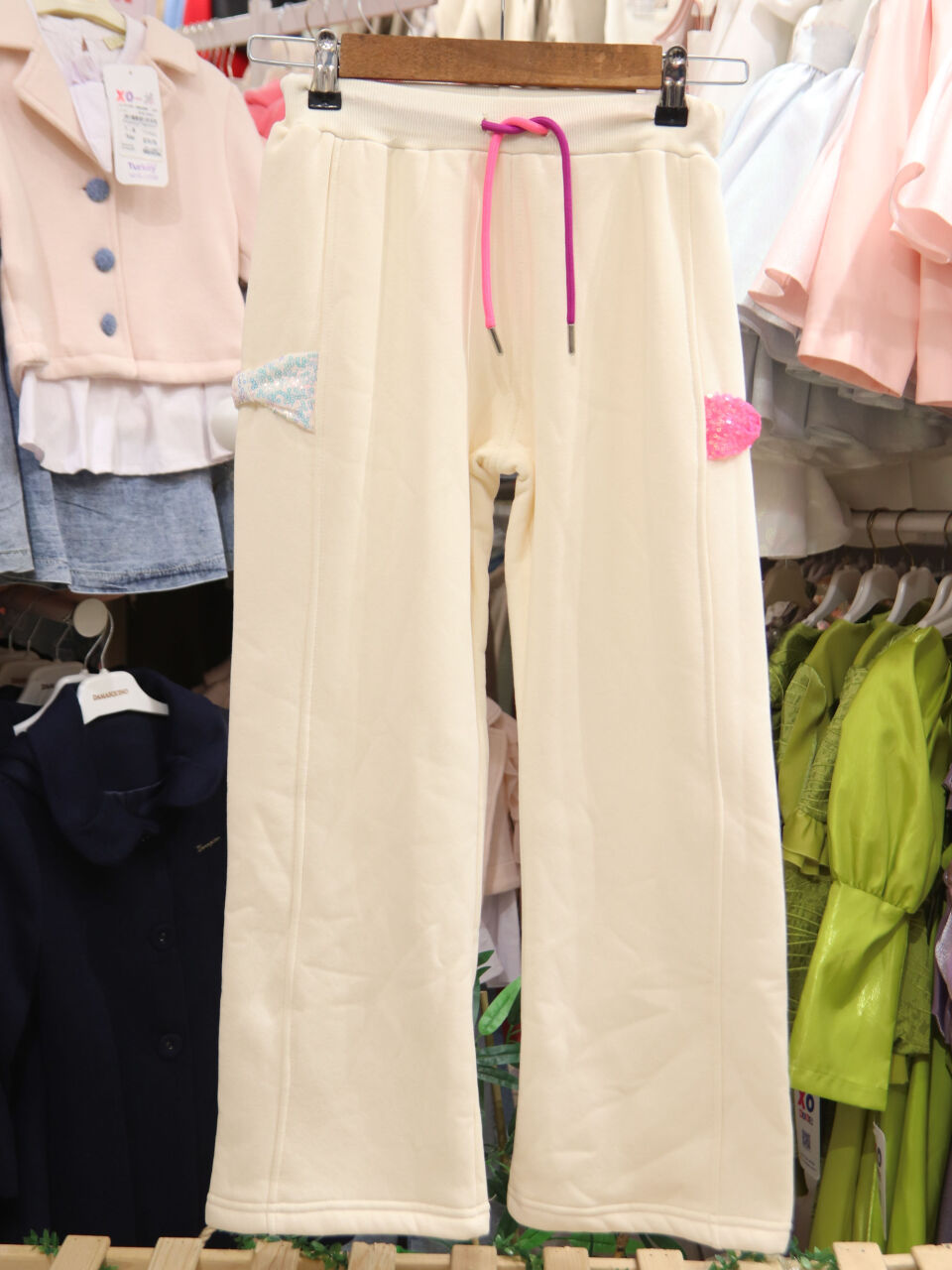 Kız Çocuk Eşofman Takım 10-16 Yaş 7431 Ekru - 9