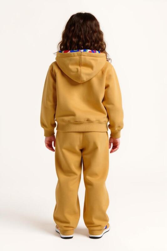 Kız Çocuk Eşofman Takım 6-14 Yaş 7437 Hardal - 2