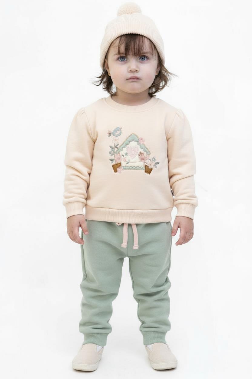 Kız Çocuk Eşofman Takım 3-12 Ay 2001 Pembe - 1