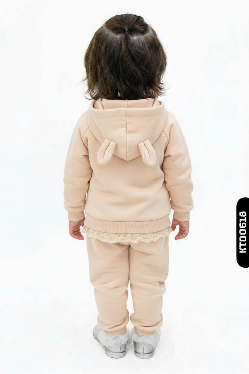 Kız Çocuk Eşofman Takım 3-12 Ay 2002 Ekru - 2