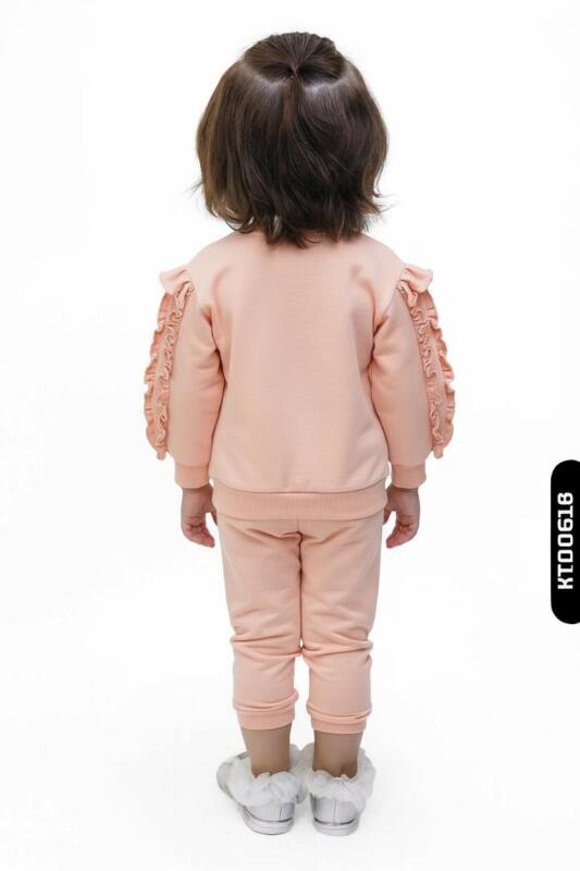 Kız Çocuk Eşofman Takım 9-24 Ay 52017 Somon - 2