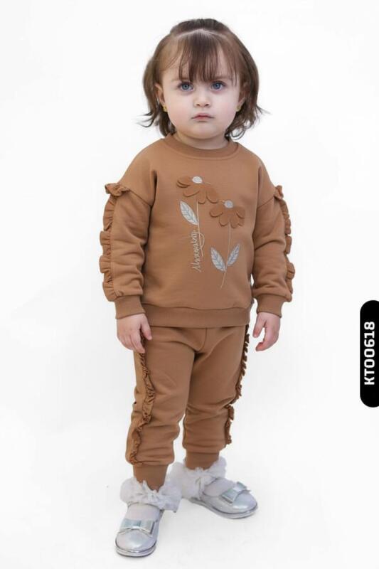 Kız Çocuk Eşofman Takım 9-24 Ay 52017 Camel - MOONSTAR