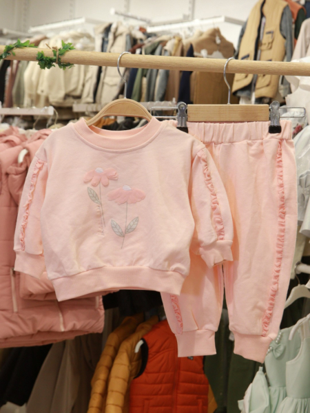 Kız Çocuk Eşofman Takım 9-24 Ay 52017 Somon - 4