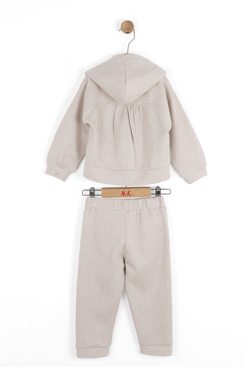 Kız Çocuk Eşofman Takım 1-4 Yaş 19600 Vizon - 2