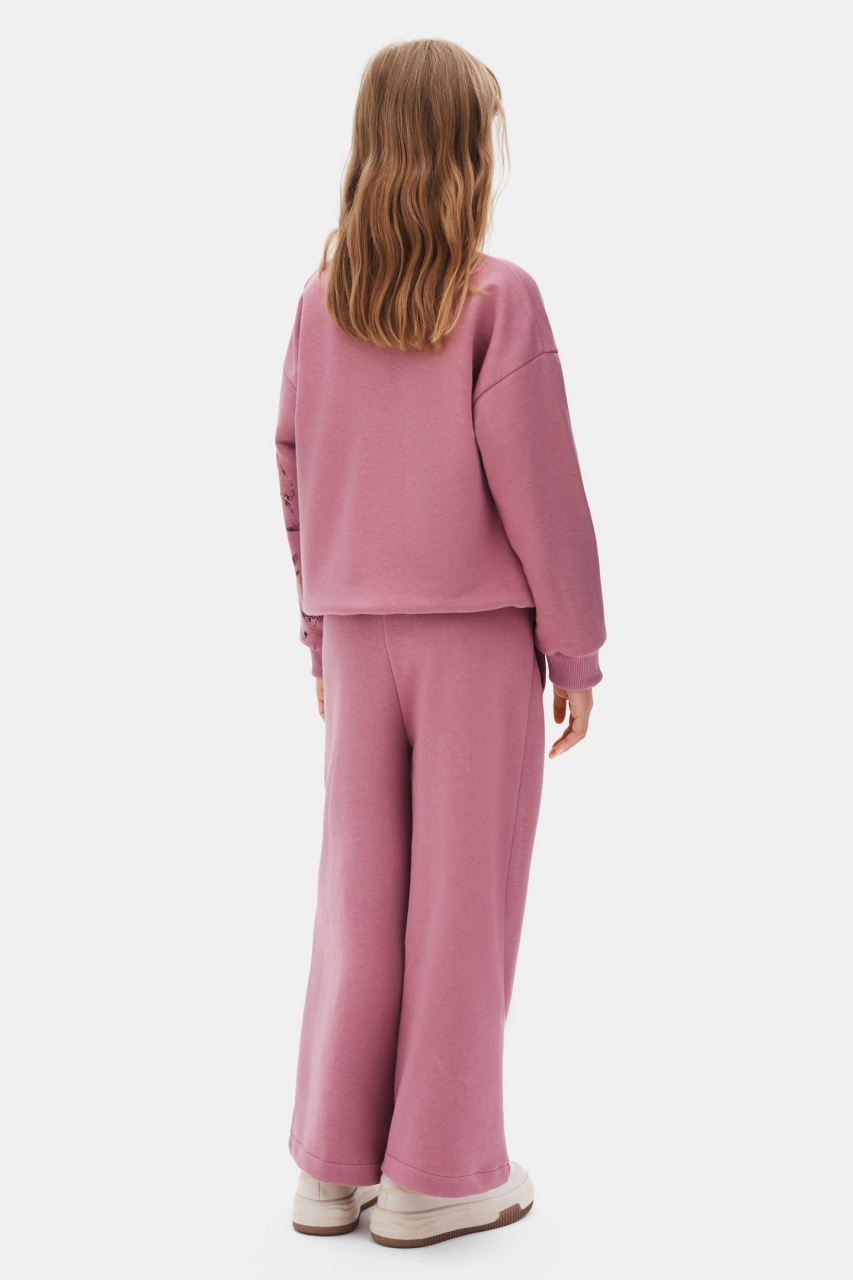 Kız Çocuk Eşofman Takım 8-14 Yaş 19304 Pembe - 3