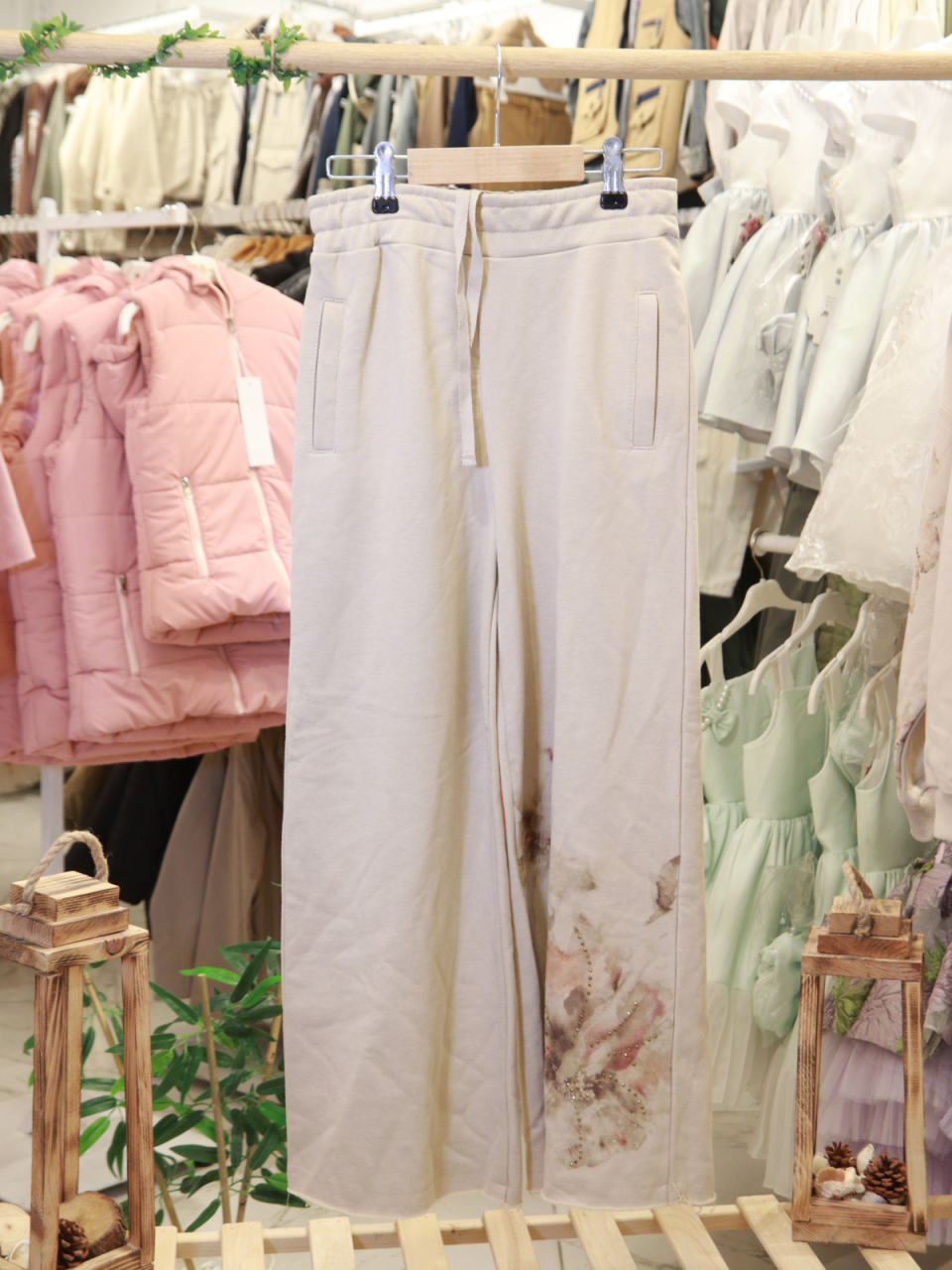 Kız Çocuk Eşofman Takım 8-14 Yaş 19304 Bej - 3