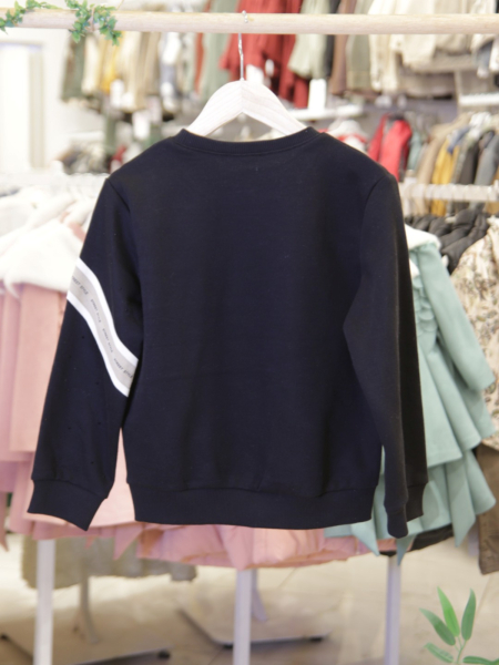 Kız Çocuk Eşofman Takım 8-14 Yaş 19308 Siyah - 6