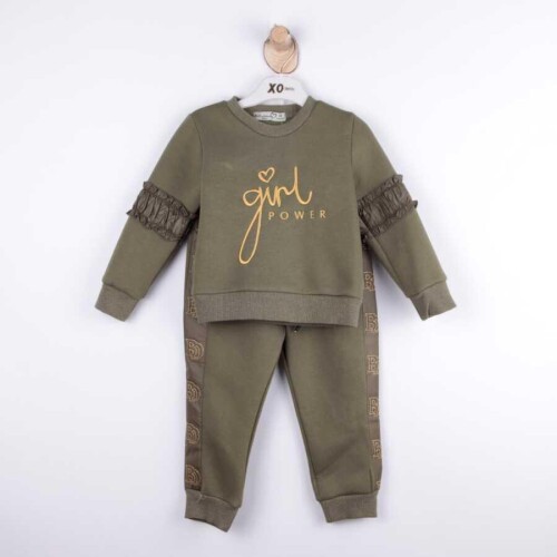 Kız Eşofman Takım 9-36 Ay 0000410 Kelb06007 Haki - 8