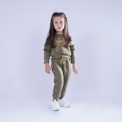Kız Eşofman Takım 9-36 Ay 0000410 Kelb06007 Haki - 2