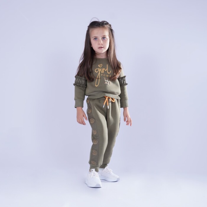 Kız Eşofman Takım 9-36 Ay 0000410 Kelb06007 Haki - 2