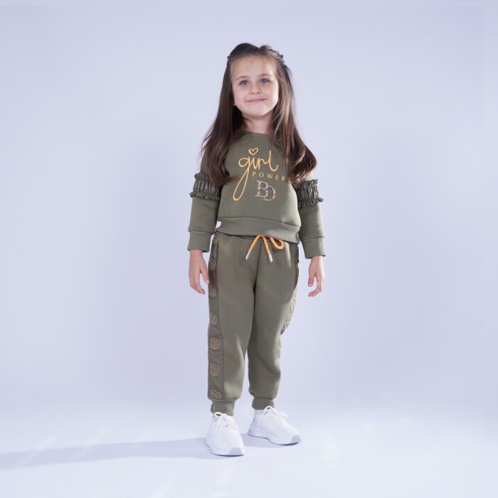 Kız Eşofman Takım 9-36 Ay 0000410 Kelb06007 Haki - 4