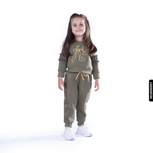 Kız Eşofman Takım 9-36 Ay 0000410 Kelb06007 Haki - 1