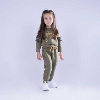 Kız Eşofman Takım 9-36 Ay 0000410 Kelb06007 Haki - 6