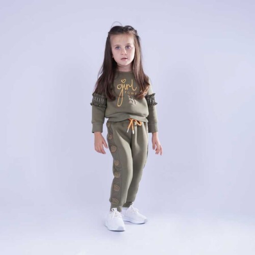Kız Eşofman Takım 9-36 Ay 0000410 Kelb06007 Haki - 6