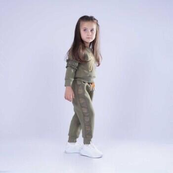 Kız Eşofman Takım 9-36 Ay 0000410 Kelb06007 Haki - 7