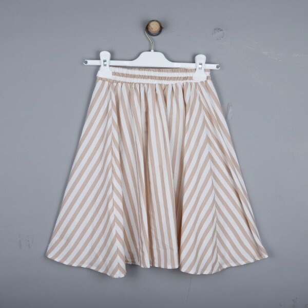 P-003324 (bes 9497) Kız Etek 6-14 Yaş Bej - BEST KIDS