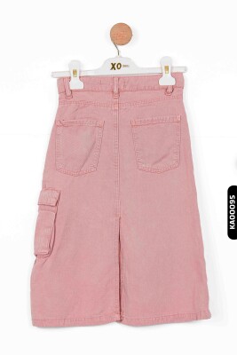 Kız Çocuk Etek 5-14 Yaş 2474 Gül Kurusu - 3