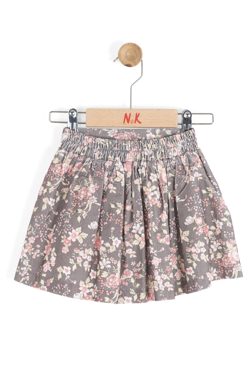 Kız Çocuk Etek 1-4 Yaş 59611 Kahverengi - 2