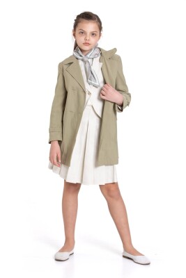 Kız Çocuk Alt Üst Takım 6-12 Yaş 5817 Haki - 3