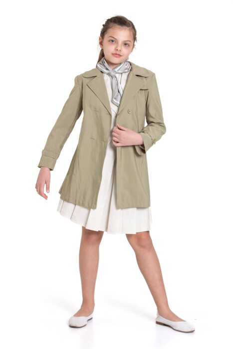 Kız Çocuk Alt Üst Takım 6-12 Yaş 5817 Haki - 4