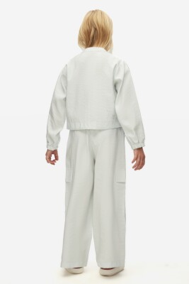 Kız Çocuk Gömlek 8-14 Yaş 38301 Mint - 3