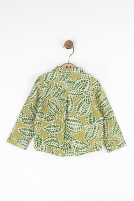 Kız Çocuk Gömlek 9 aY-3 yaş 38609 Yeşil - 2