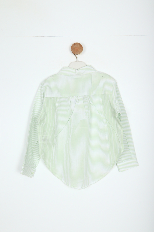Kız Çocuk Gömlek 4-8 Yaş 38559 Mint - 3