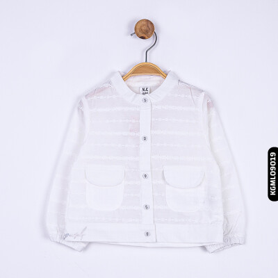 Kız Safir Gömlek 9-36 Ay 34642 Kgml09019 Ekru - 7