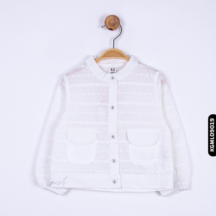 Kız Safir Gömlek 9-36 Ay 34642 Kgml09019 Ekru - 7