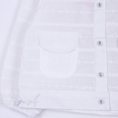 Kız Safir Gömlek 9-36 Ay 34642 Kgml09019 Ekru - 8