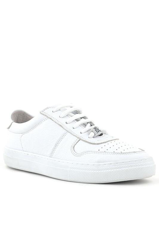 Rakerplus Hakiki Deri Beyaz Kız Çocuk Günlük Sneaker Ayakkabı - Rakerplus