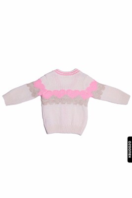 Kız Bebek Desenli Hırka 6-24 Ay 20596 - 4