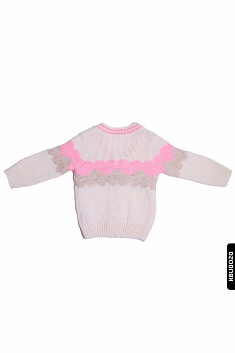 Kız Bebek Desenli Hırka 6-24 Ay 20596 - 4