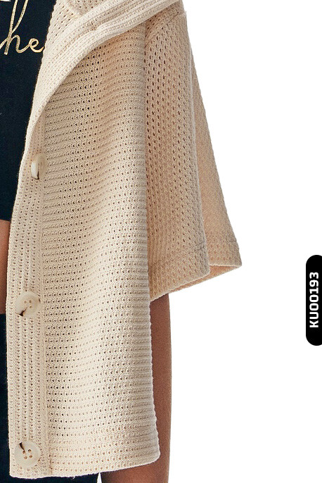 Kız Çocuk Hırka 8-14 Yaş 36436 Ekru - 3