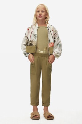 Kız Çocuk Hırka 4-8 Yaş 38529 Ekru - Coral - 5