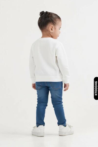 Kız Çocuk 2'li Kombin Takmı 1-5 Yaş SET0406 Mavi - 2