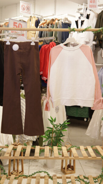 Kız Çocuk 2'li Kombin Takmı 5-14 Yaş SET0407 Kahve - 4