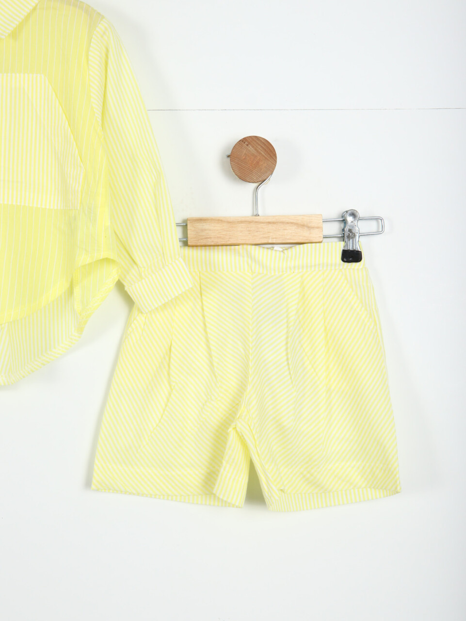 Kız Çocuk Alt Üst Kombin Takmı 9ay - 4Yaş SET0294 Sarı - 2