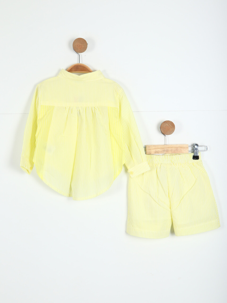 Kız Çocuk Alt Üst Kombin Takmı 9ay - 4Yaş SET0294 Sarı - 4