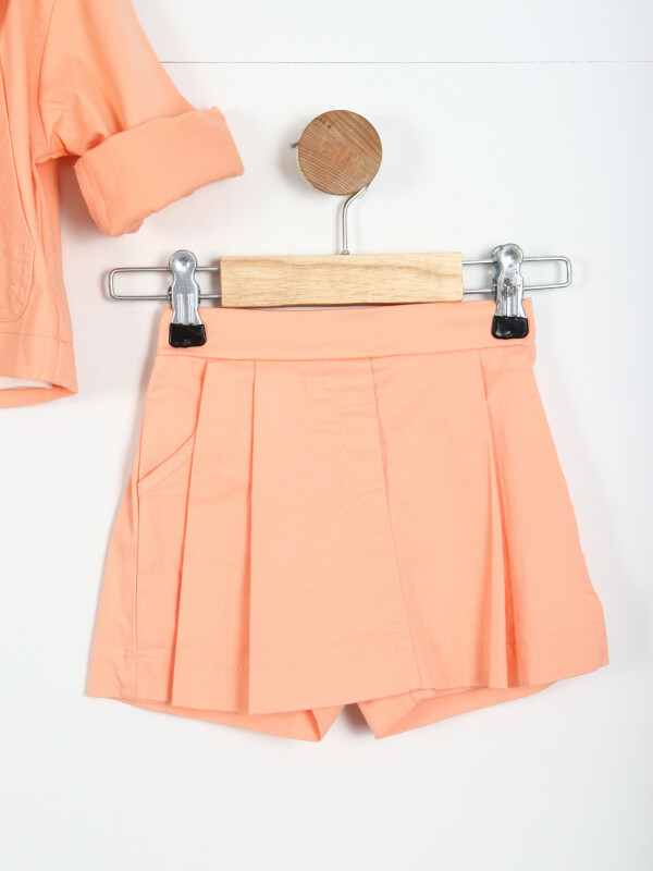 Kız Çocuk Kombin Takmı 9 Ay - 4 Yaş SET0295 Somon - 3