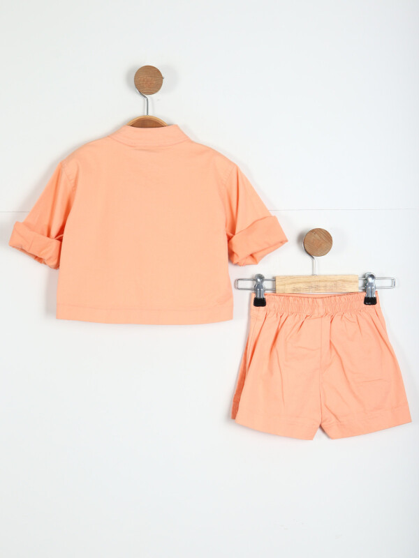 Kız Çocuk Kombin Takmı 9 Ay - 4 Yaş SET0295 Somon - 5