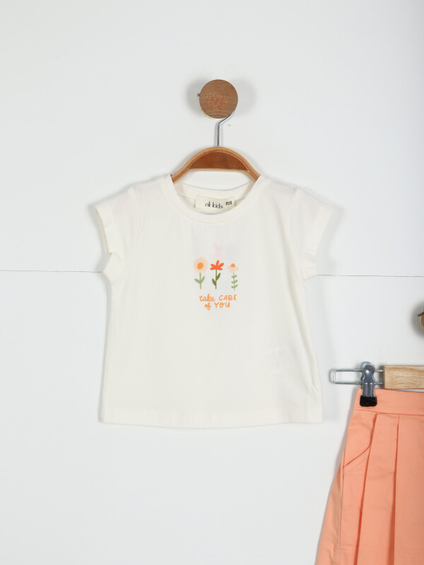 Kız Çocuk Kombin Takmı 9 Ay - 4 Yaş SET0295 Somon - 6