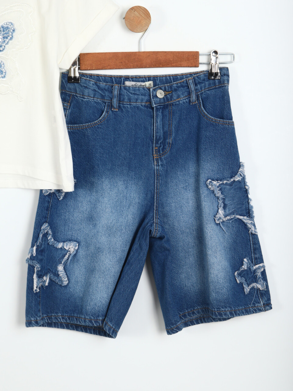 Kız Çocuk Kombin Takmı 9-13 Yaş SET0302 Mavi - 3