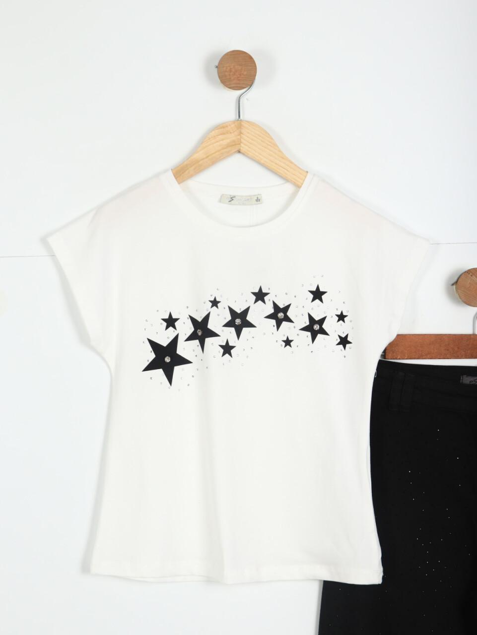 Kız Çocuk Kombin Takmı 5-13 Yaş SET0305 Siyah - 2