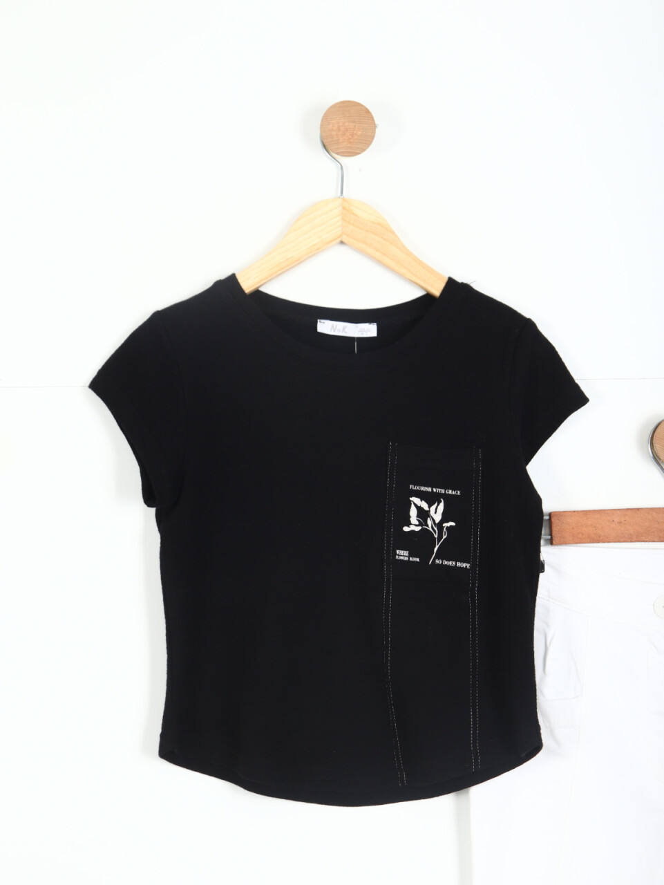 Kız Çocuk Kombin Takmı 8-14 Yaş SET0310 Beyaz - 2