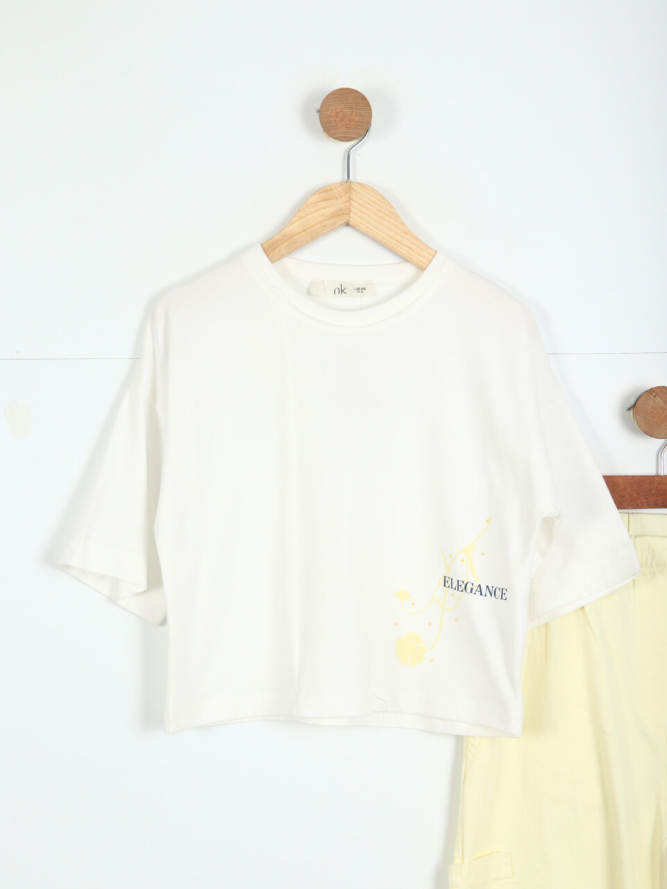 Kız Çocuk Kombin Takmı 10-16 Yaş SET0316 Sarı - 2